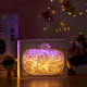 drifting bottle 3D PAPER CUT LIGHTBOX drifting bottle 3D PAPER CUT LIGHTBOX