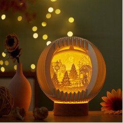 Merry Christmas Sphere Pop-up lights Merry Christmas Sphere Pop-up lights