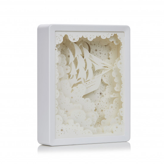 sailboat 3D PAPER CUT LIGHTBOX sailboat 3D PAPER CUT LIGHTBOX