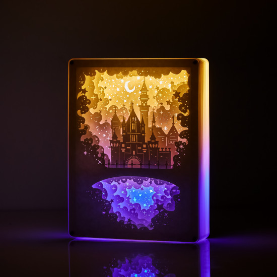 castle 3D PAPER CUT LIGHTBOX