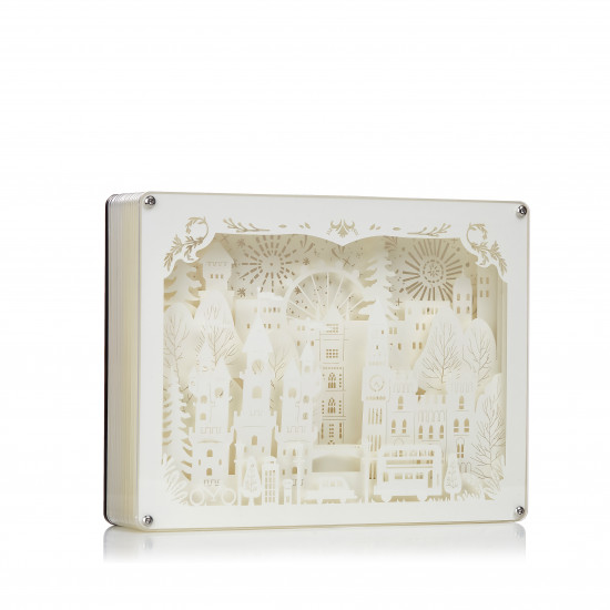 city 3D PAPER CUT LIGHTBOX
