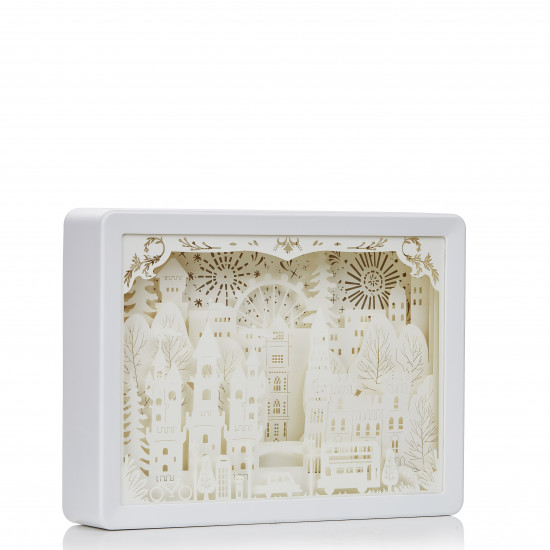 city 3D PAPER CUT LIGHTBOX