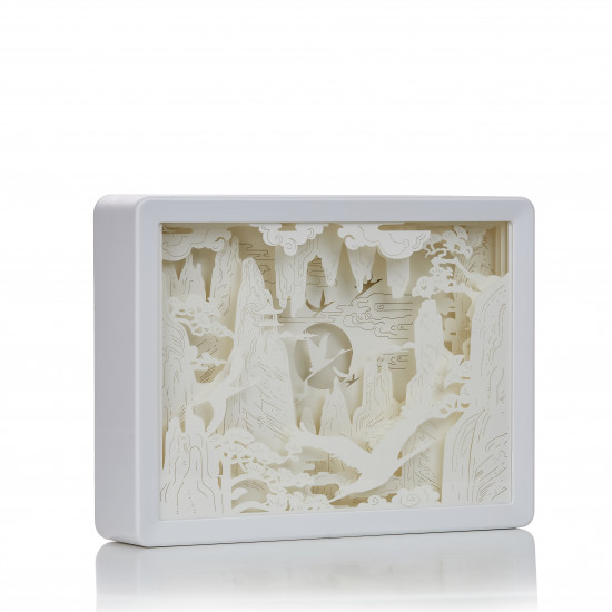 Crane 3D PAPER CUT LIGHTBOX