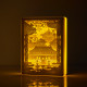 Forbidden City 3D PAPER CUT LIGHTBOX