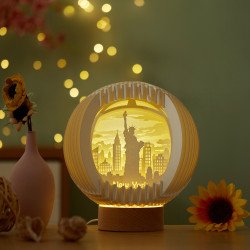 New York Sphere Pop-up lights