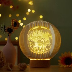 Swan Sphere Pop-up lights