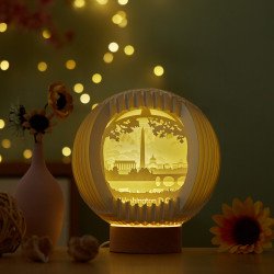 Washington D.C Sphere Pop-up lights