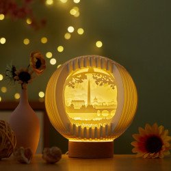 Washington D.C Sphere Pop-up lights