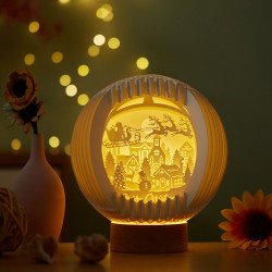 Merry Christmas Sphere Pop-up lights 02 Merry Christmas Sphere Pop-up lights 02