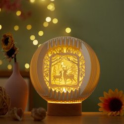 Reindeer Sphere Pop-up lights