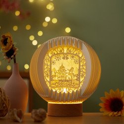 Merry Christmas Sphere Pop-up lights 03
