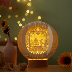 Merry Christmas Sphere Pop-up lights 03 Merry Christmas Sphere Pop-up lights 03