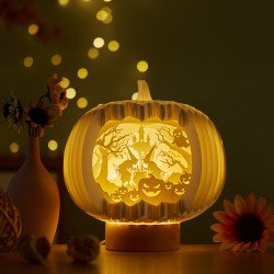 Halloween Pumpkin Sphere Pop-up lights