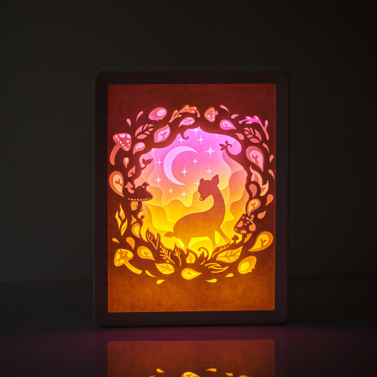 Fawn 3D PAPER CUT LIGHTBOX Fawn 3D PAPER CUT LIGHTBOX