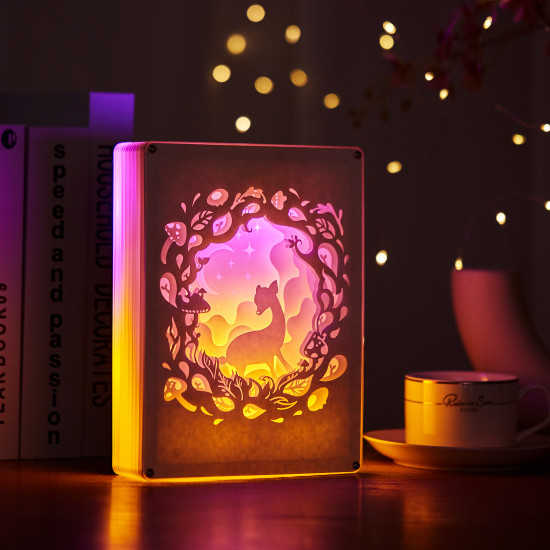 Fawn 3D PAPER CUT LIGHTBOX Fawn 3D PAPER CUT LIGHTBOX