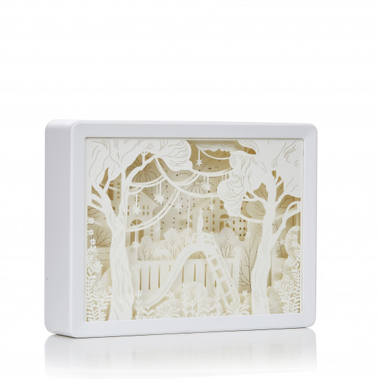 Amusement park  3D PAPER CUT LIGHTBOX