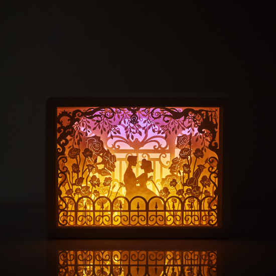 wedding 3D PAPER CUT LIGHTBOX